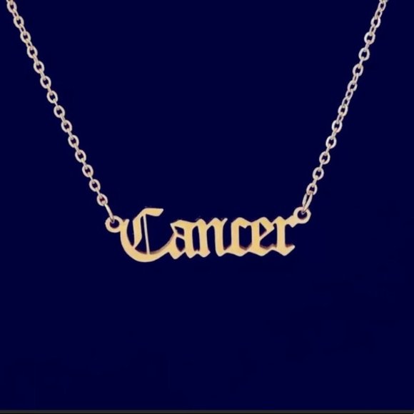 new 12 Astrological Letter Pendants Necklace 925 - Picture 6 of 13